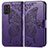 Leather Case Stands Butterfly Flip Cover Holder for Nokia G100 Purple