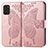 Leather Case Stands Butterfly Flip Cover Holder for Nokia G100 Rose Gold