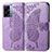 Leather Case Stands Butterfly Flip Cover Holder for Oppo A56S 5G Clove Purple