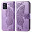 Leather Case Stands Butterfly Flip Cover Holder for Oppo Find X3 5G Clove Purple