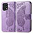 Leather Case Stands Butterfly Flip Cover Holder for Oppo Find X5 5G Clove Purple