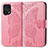 Leather Case Stands Butterfly Flip Cover Holder for Oppo Find X5 5G Hot Pink
