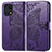 Leather Case Stands Butterfly Flip Cover Holder for Oppo Find X5 5G Purple