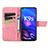 Leather Case Stands Butterfly Flip Cover Holder for Oppo K9S 5G
