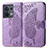 Leather Case Stands Butterfly Flip Cover Holder for Oppo Reno9 5G Clove Purple