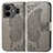 Leather Case Stands Butterfly Flip Cover Holder for Realme GT Neo5 5G Gray