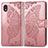 Leather Case Stands Butterfly Flip Cover Holder for Samsung Galaxy A01 Core Pink