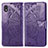 Leather Case Stands Butterfly Flip Cover Holder for Samsung Galaxy A01 Core Purple