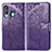 Leather Case Stands Butterfly Flip Cover Holder for Samsung Galaxy A60 Purple