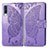 Leather Case Stands Butterfly Flip Cover Holder for Samsung Galaxy A70 Clove Purple