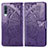 Leather Case Stands Butterfly Flip Cover Holder for Samsung Galaxy A70 Purple