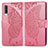 Leather Case Stands Butterfly Flip Cover Holder for Samsung Galaxy A70S Hot Pink