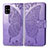 Leather Case Stands Butterfly Flip Cover Holder for Samsung Galaxy A71 5G Clove Purple