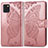 Leather Case Stands Butterfly Flip Cover Holder for Samsung Galaxy A81 Pink