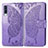 Leather Case Stands Butterfly Flip Cover Holder for Samsung Galaxy A90 5G Clove Purple