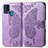 Leather Case Stands Butterfly Flip Cover Holder for Samsung Galaxy F41 Clove Purple