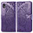 Leather Case Stands Butterfly Flip Cover Holder for Samsung Galaxy M01 Core Purple