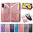 Leather Case Stands Butterfly Flip Cover Holder for Samsung Galaxy M21