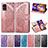 Leather Case Stands Butterfly Flip Cover Holder for Samsung Galaxy M31s