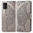 Leather Case Stands Butterfly Flip Cover Holder for Samsung Galaxy M31s Gray