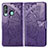 Leather Case Stands Butterfly Flip Cover Holder for Samsung Galaxy M40 Purple