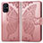 Leather Case Stands Butterfly Flip Cover Holder for Samsung Galaxy M51 Pink