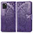 Leather Case Stands Butterfly Flip Cover Holder for Samsung Galaxy M60s Purple