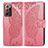 Leather Case Stands Butterfly Flip Cover Holder for Samsung Galaxy Note 20 Ultra 5G Hot Pink