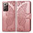 Leather Case Stands Butterfly Flip Cover Holder for Samsung Galaxy Note 20 Ultra 5G Pink