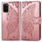 Leather Case Stands Butterfly Flip Cover Holder for Samsung Galaxy S20 Plus 5G Pink