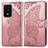 Leather Case Stands Butterfly Flip Cover Holder for Samsung Galaxy S20 Ultra 5G Pink