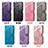 Leather Case Stands Butterfly Flip Cover Holder for Samsung Galaxy S22 Ultra 5G