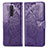 Leather Case Stands Butterfly Flip Cover Holder for Sony Xperia 1 Purple