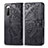 Leather Case Stands Butterfly Flip Cover Holder for Sony Xperia 10 II Black