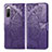 Leather Case Stands Butterfly Flip Cover Holder for Sony Xperia 10 II Purple