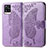 Leather Case Stands Butterfly Flip Cover Holder for Vivo V20 Clove Purple