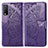 Leather Case Stands Butterfly Flip Cover Holder for Vivo Y30 Purple