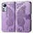 Leather Case Stands Butterfly Flip Cover Holder for Xiaomi Mi 12 Pro 5G Clove Purple