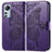 Leather Case Stands Butterfly Flip Cover Holder for Xiaomi Mi 12 Pro 5G Purple
