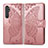 Leather Case Stands Butterfly Flip Cover Holder for Xiaomi Mi Note 10 Lite Pink