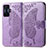 Leather Case Stands Butterfly Flip Cover Holder for Xiaomi Poco F4 GT 5G Clove Purple