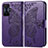 Leather Case Stands Butterfly Flip Cover Holder for Xiaomi Poco F4 GT 5G Purple