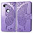 Leather Case Stands Butterfly Flip Cover Holder S01D for Google Pixel 3a XL Clove Purple