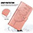 Leather Case Stands Butterfly Flip Cover Holder Y01B for Oppo A94 4G