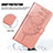 Leather Case Stands Butterfly Flip Cover Holder Y01B for Oppo F19 Pro