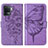 Leather Case Stands Butterfly Flip Cover Holder Y01B for Oppo F19 Pro