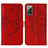 Leather Case Stands Butterfly Flip Cover Holder Y01B for Samsung Galaxy Note 20 5G Red