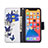Leather Case Stands Butterfly Flip Cover L07 Holder for Apple iPhone 13 Pro Max White