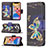 Leather Case Stands Butterfly Flip Cover L07 Holder for Apple iPhone 13 Pro Mixed