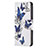 Leather Case Stands Butterfly Flip Cover L07 Holder for Apple iPhone 13 Pro White